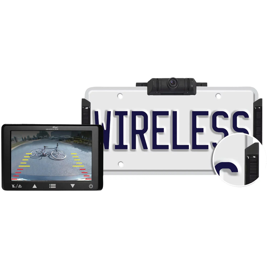 Top-quality Whistler WBU-1000 Digital Wireless Backup Camera with Solar Panels