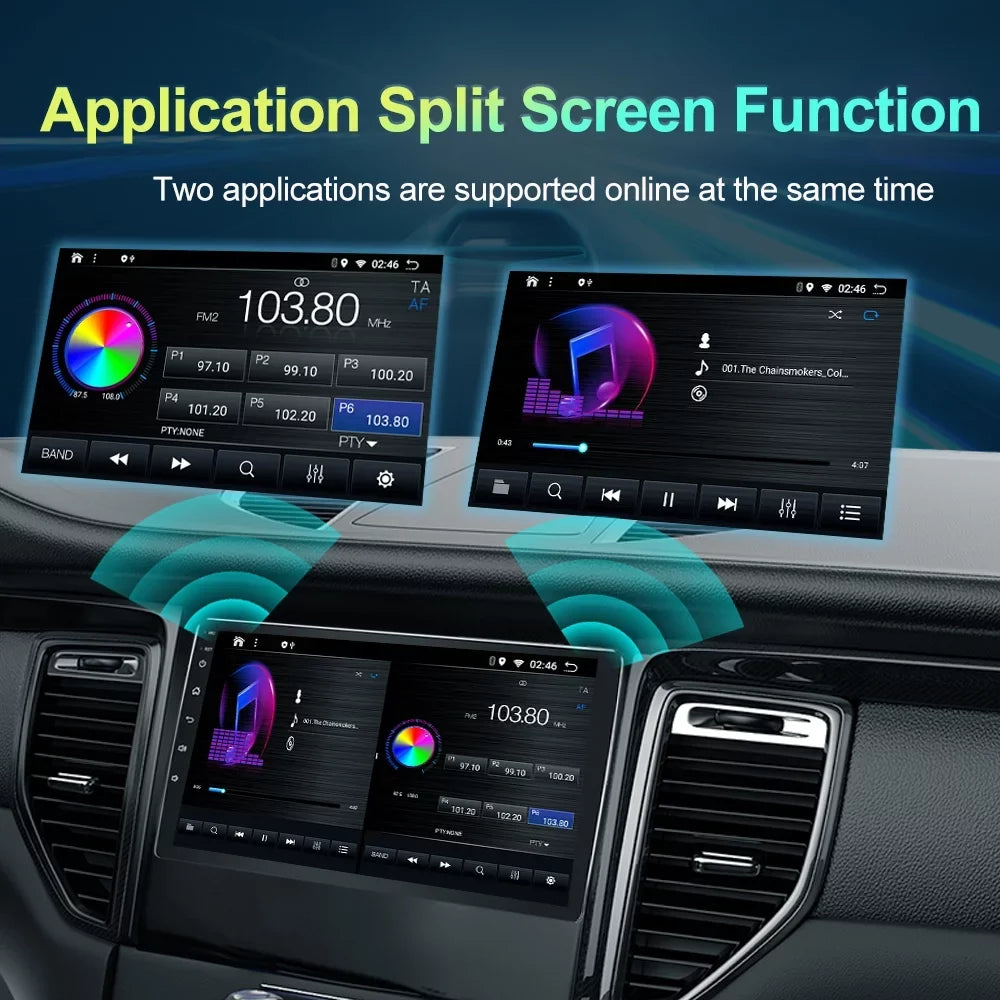 Top-quality 2 DIN Car Radio for KIA Optima K5 2013-2015 Android 13 9 Inch Touch Screen Support CarPlay Android Car GPS WiFi Bluetooth 2G+32GB
