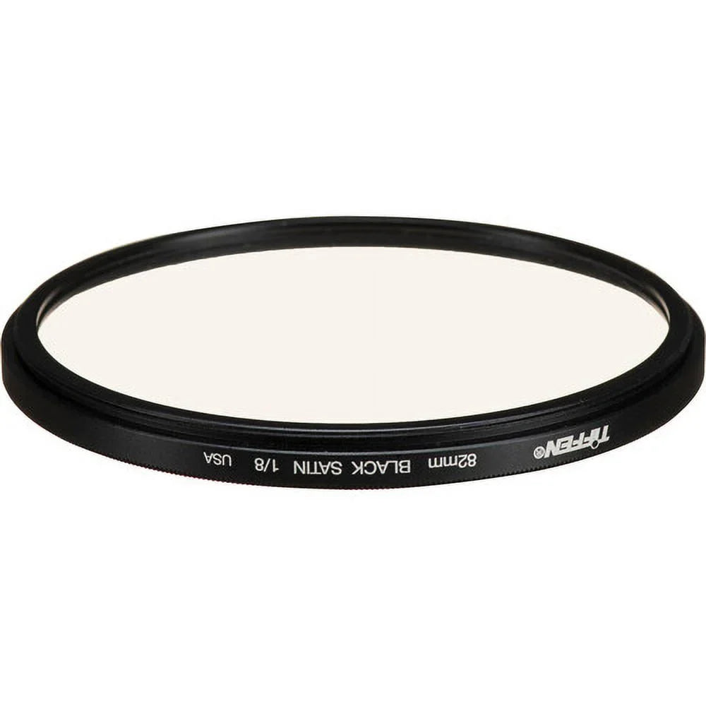 Top-quality Tiffen 82mm Black Satin 1/8 Filter