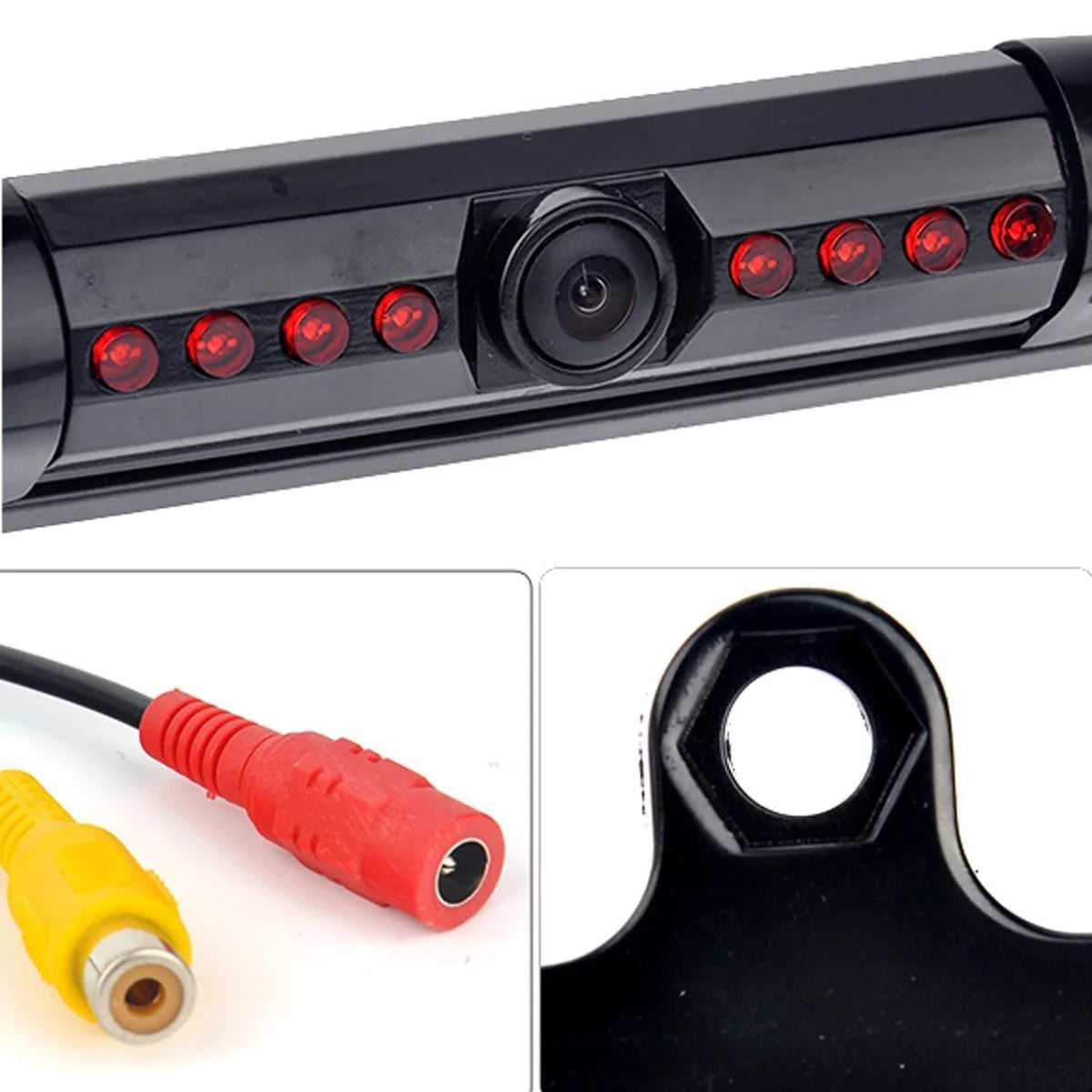 Top-quality Rearview Backup Camera License Plate Frame for Bus Truck, Trailer, Van