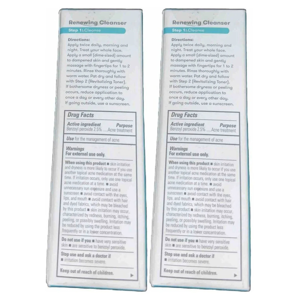 Top-quality Proactiv Solution Renewing Cleanser Acne Medication Step 1 Cleanse Pack of 2, 4 oz Each