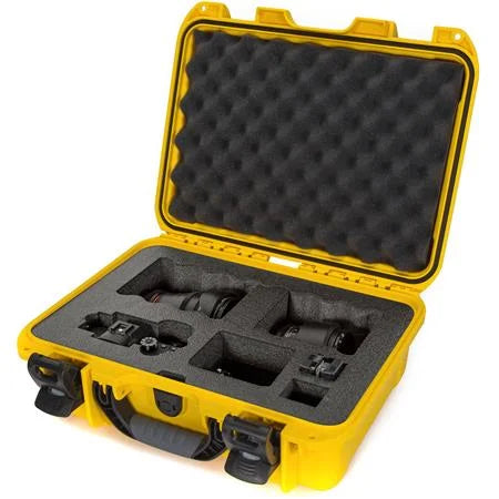 Top-quality Media Series 920 Lightweight NK-7 Resin Waterproof Hard Case with Foam Insert for Sony A7R Camera, Yellow