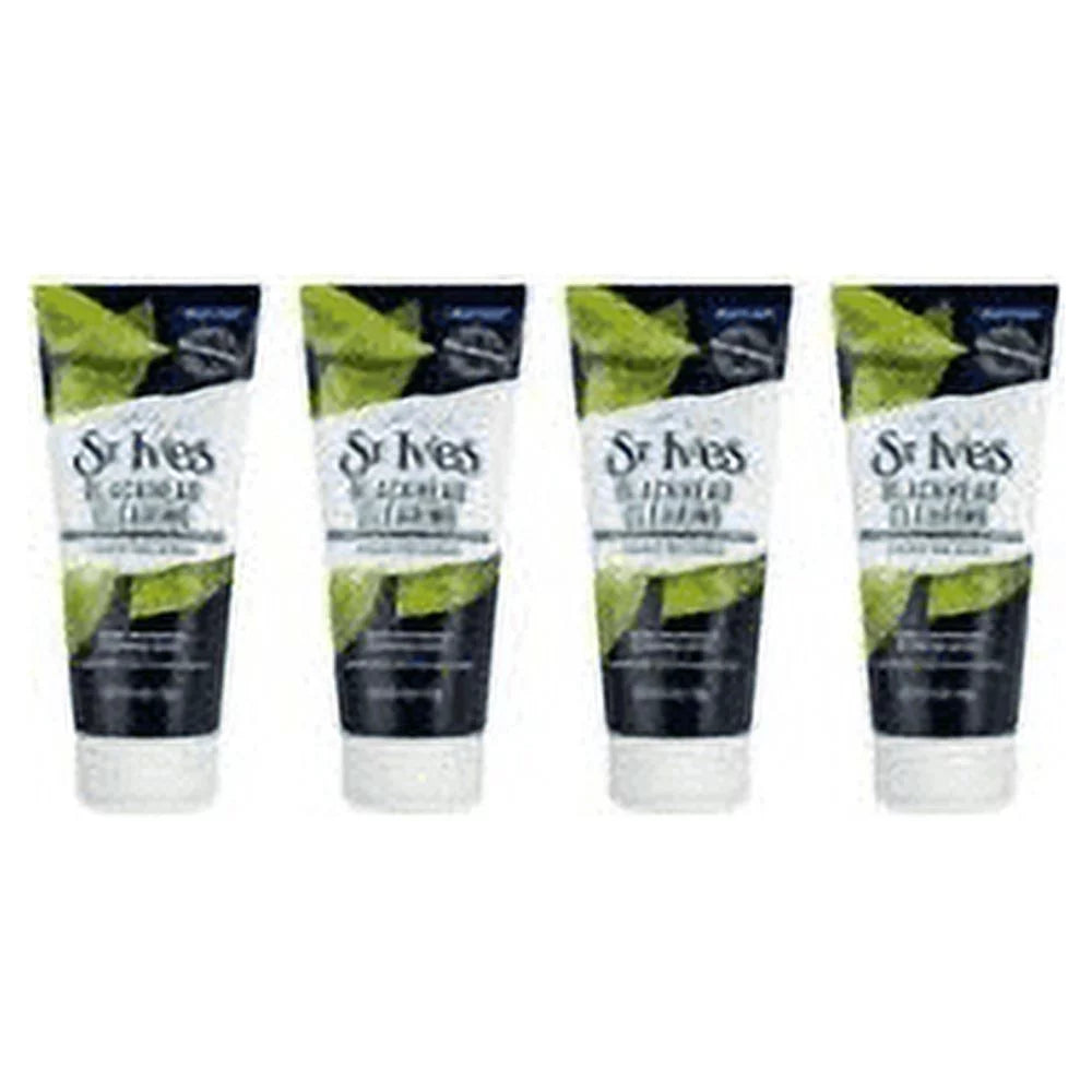 4 PACK St. Ives Green Tea & Bamboo Blackhead Clearing Scrub, 6 oz