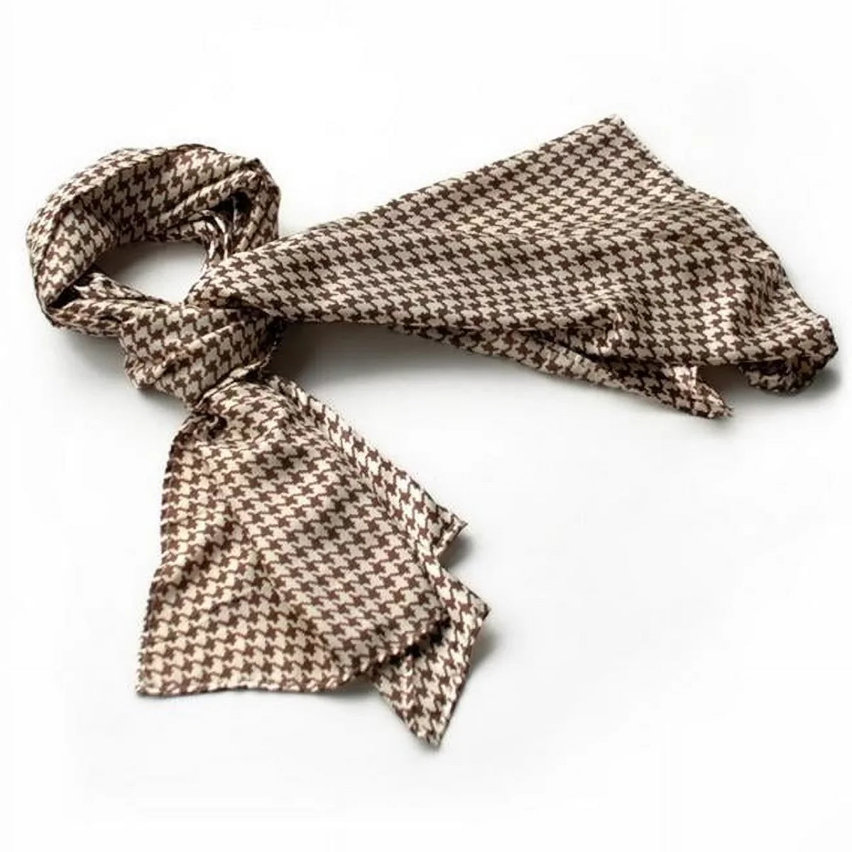 Top-quality Blancho Nobel Brown Plover Design Super Soft Silk Scarf/Wrap/Shawl - Large