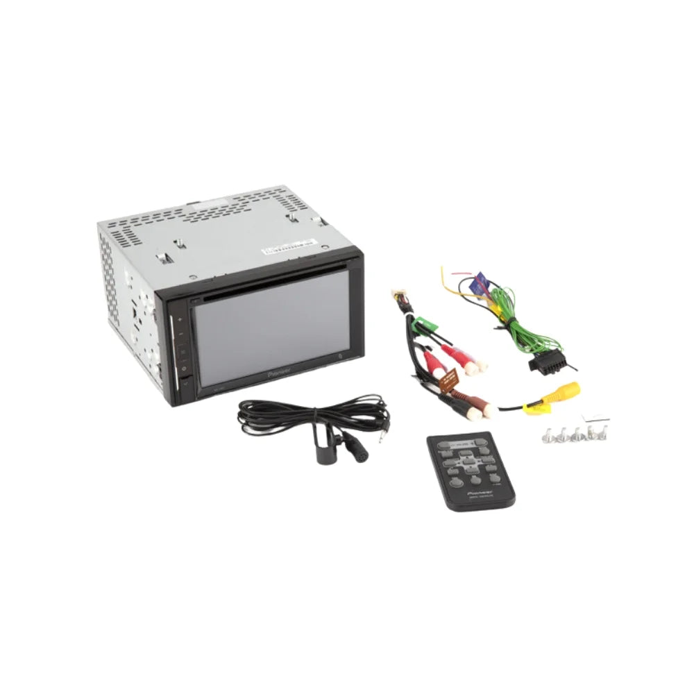 Top-quality KIT4711 Bundle for 2013-2014 Ford F150 Classic Dash W/ Pioneer AVH-241EX Double DIN Car Stereo with Bluetooth/Backup Camera/Install Kit/in-Dash DVD/CD AM/FM 6.2" Touchscreen Digital Media Receiver