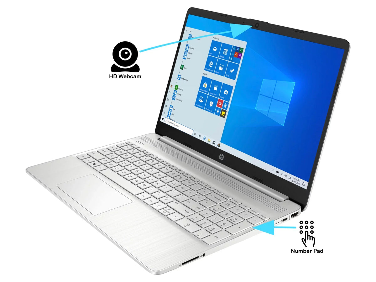 15 Notebook, 15.6" HD Display, i5-1135G7 Upto 4.2GHz, 32GB RAM, 512GB NVMe SSD, HDMI, Card Reader, Wi-Fi, Bluetooth, Windows 10 Pro