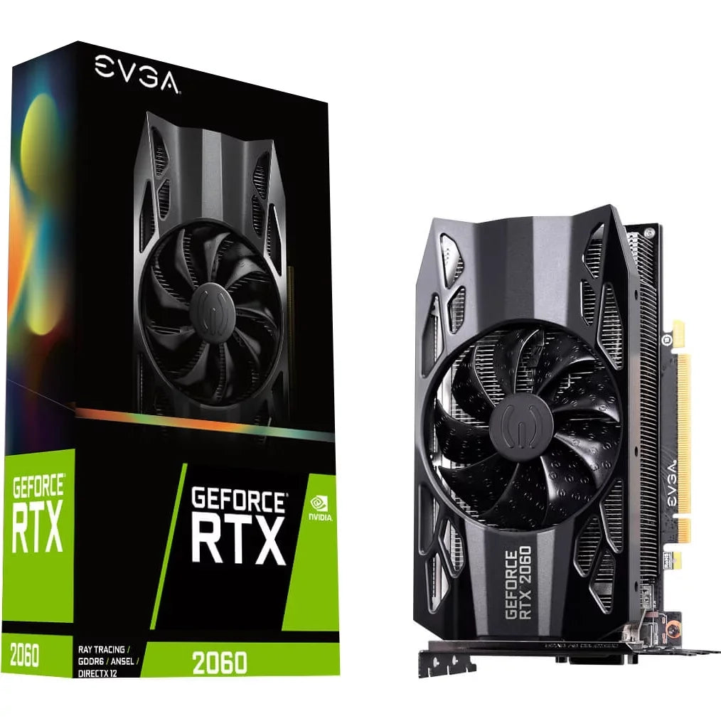 EVGA GeForce RTX 2060 Gaming 06G-P4-2060-KR Graphics Card - Perfect for your project