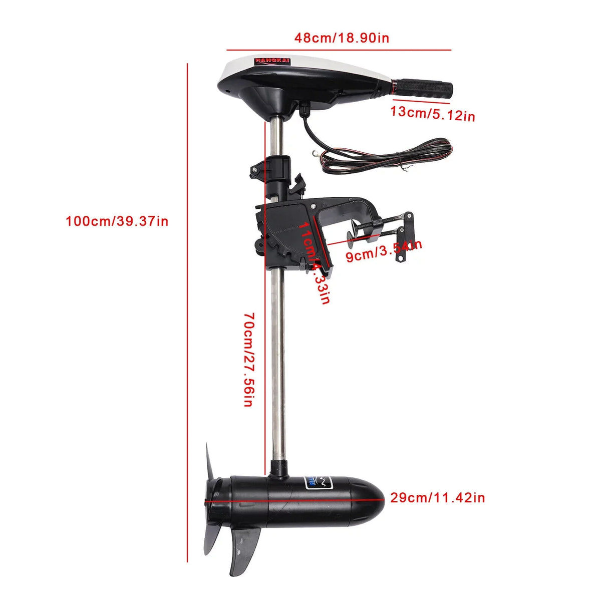 12V Electric Trolling Motor Outboard Motor Engine Fishing Boat Kayak Engine - Perfect for your project