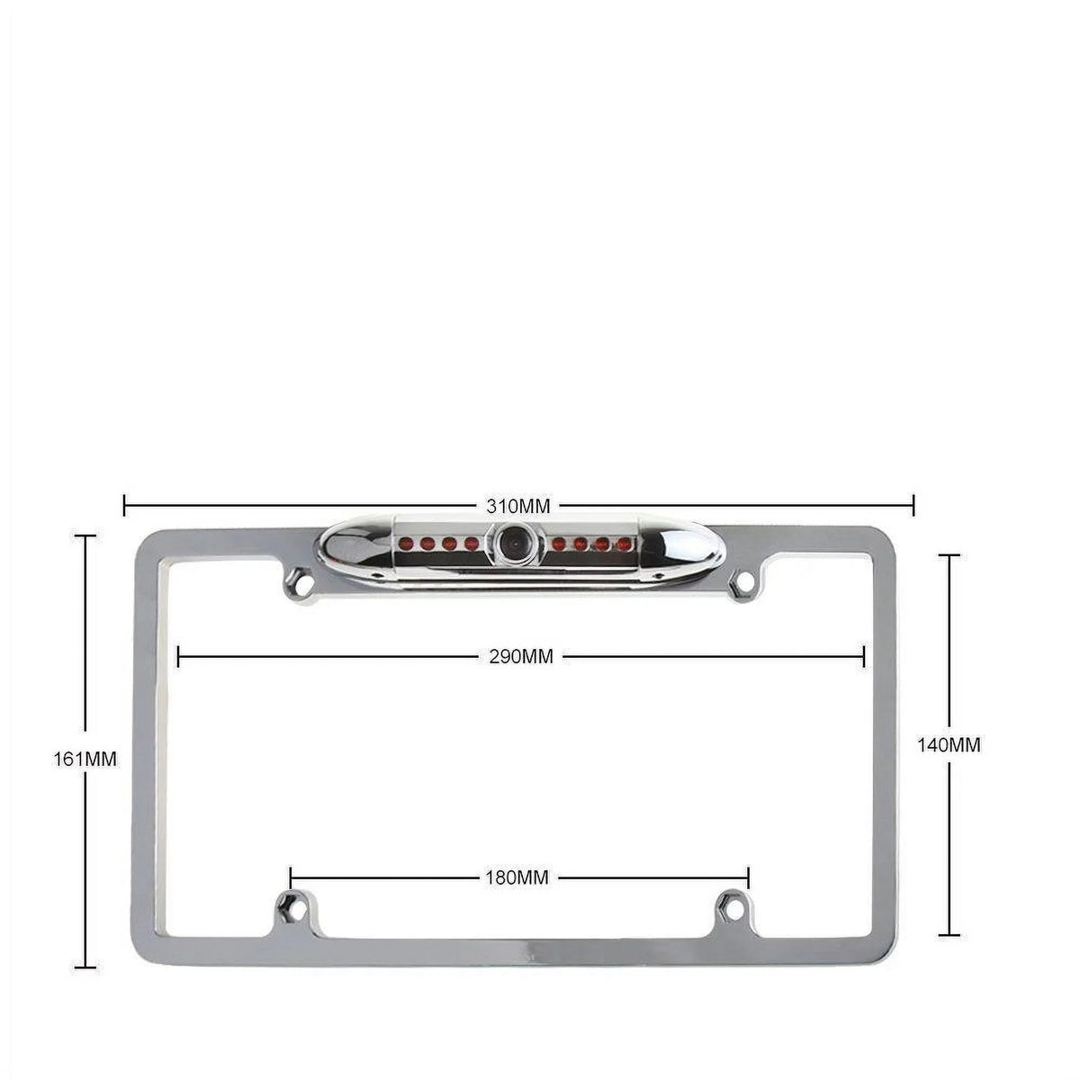 Top-quality Rearview Backup Camera License Plate Frame for Bus Truck, Trailer, Van