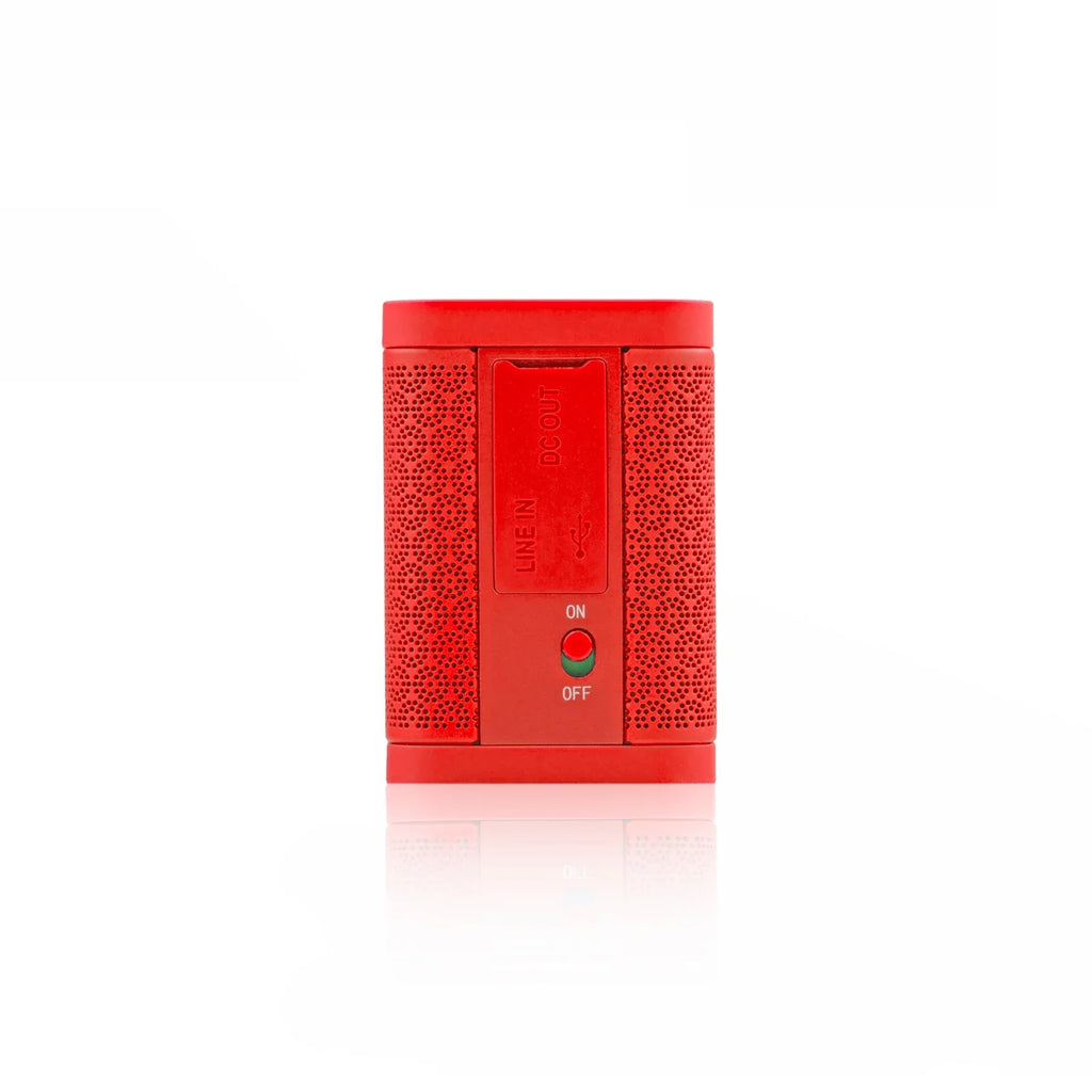 Top-quality Edifier MP270 Portable Bluetooth Speaker with USB inputs rechargeable battery and on-board controls - Red