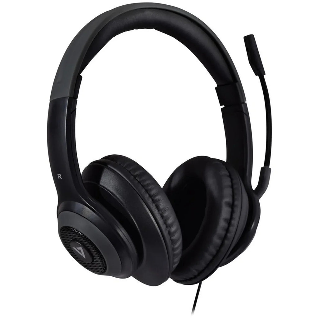 V7 Premium Over-Ear Stereo Headset with Boom Mic (HC701)