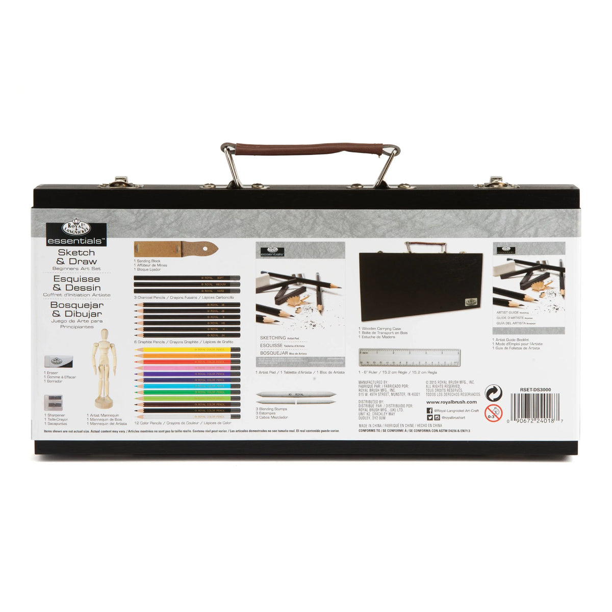 Royal & Langnickel Essentials Sketch & Draw Beginners Art Set - Perfect for your project
