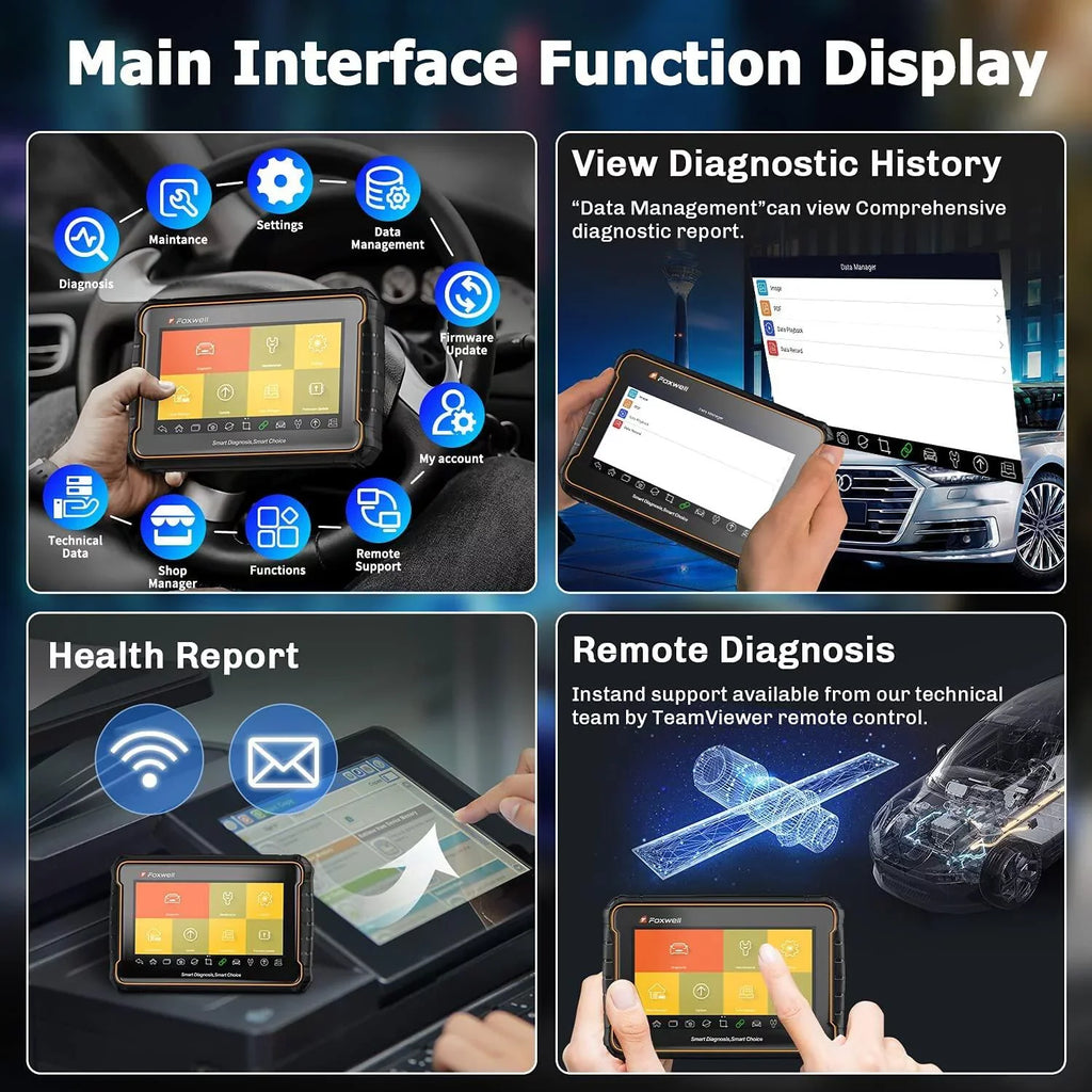 FOXWELL GT60 Advanced Automotive Diagnostic Tool Car Scanner All System Check, 24 Reset Services OBDII Code Reader Full OBD Functions OBD2 Scanner Auto Scan Tool EOBD OBD Automotive Analyzer - Perfect for your project