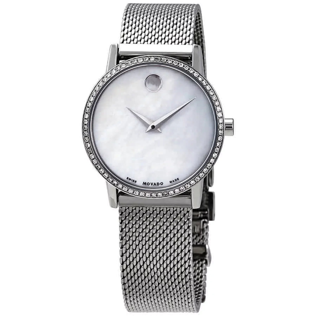 Top-quality Movado Museum Classic Mother of Pearl Dial Ladies Watch 0607306