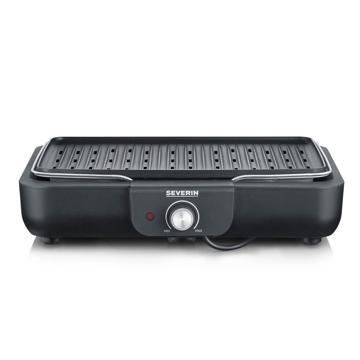 Grill stołowy Severin PG 8556 z płytą grillową - 2300 W, czarny(Por omisión)