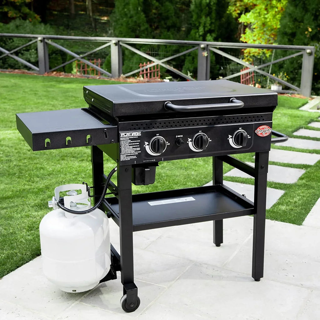 Char-Griller Flat Iron 3 Burner Griddle - Perfect for your project