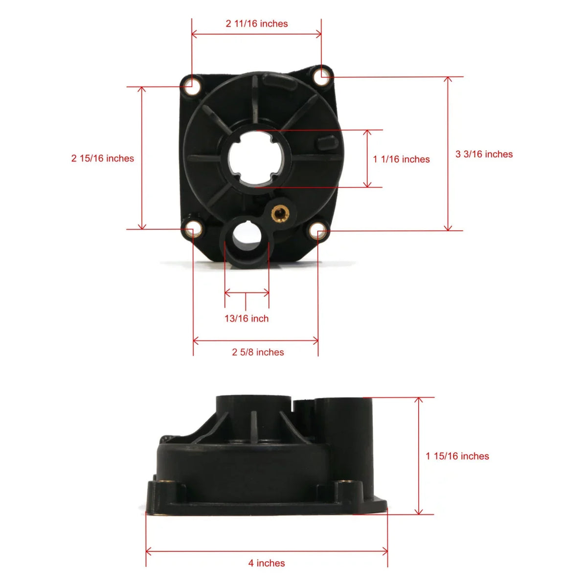 The ROP Shop | Water Pump Impeller, Housing Kit For Johnson, Evinrude 0438591, 438591 Outboard - Perfect for your project