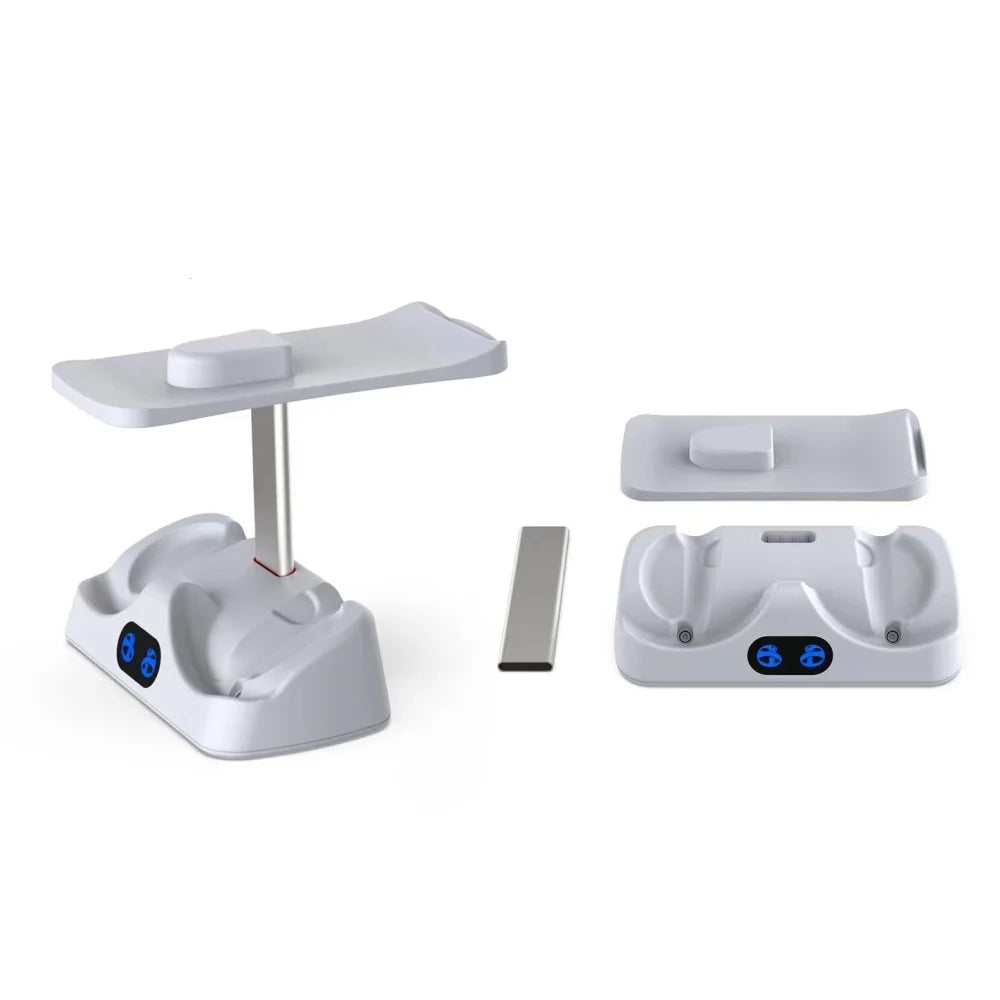 Charging Base for PS5 VR2 with Display Light Handle Charger VR Glasses Game Accessories Bracket