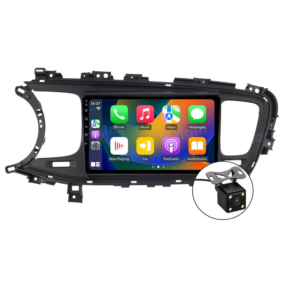 Top-quality 2 DIN Car Radio for KIA Optima K5 2013-2015 Android 13 9 Inch Touch Screen Support CarPlay Android Car GPS WiFi Bluetooth 2G+32GB