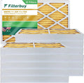 Filterbuy 10x25x4 MERV 11 Pleated HVAC AC Furnace Air Filters (12-Pack) - Perfect for your project