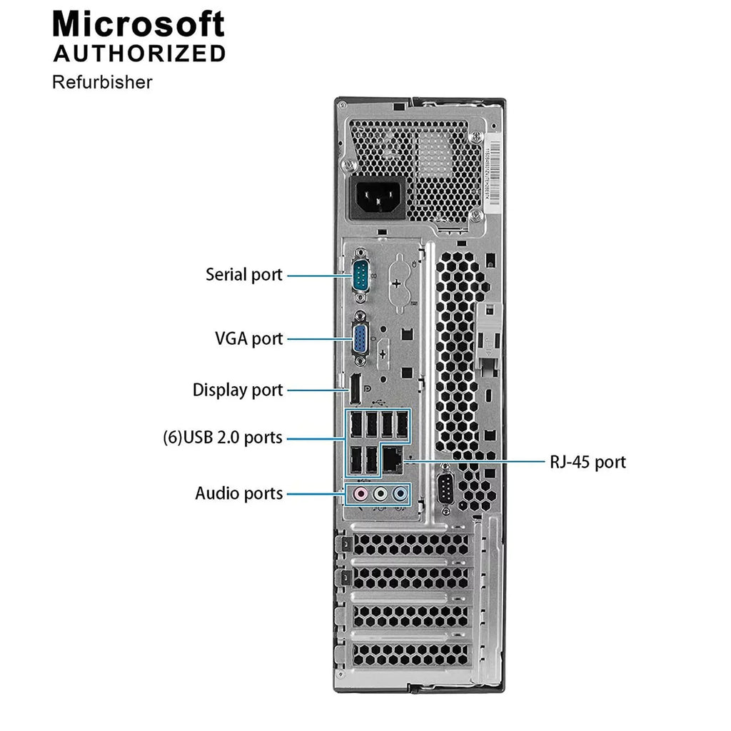 Top-quality M92P Desktop Computer PC - Quad- i5, 500GB HDD, 16GB DDR3 RAM, Windows 11 Pro, DVD, WIFI, RGB Keyboard and Mouse (Used - Like New)