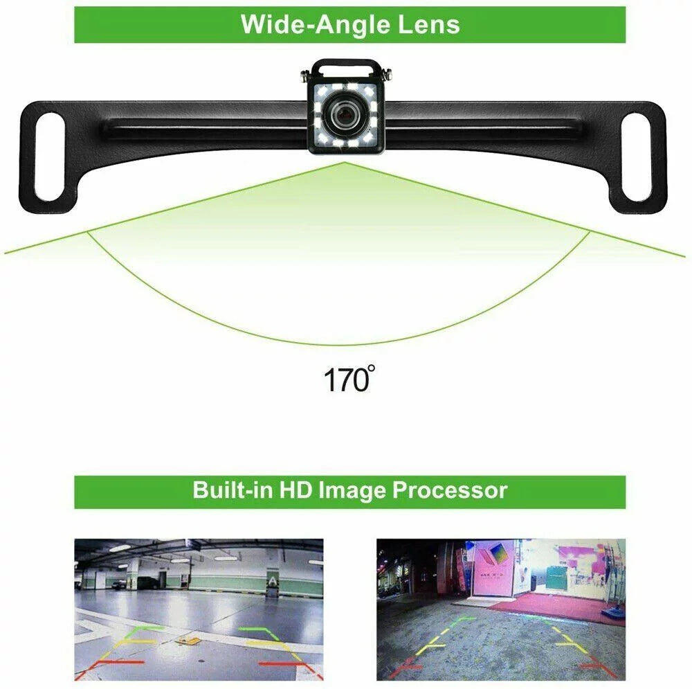 Top-quality 5in Foldable LCD Display Monitor Car Rear View Backup LED Night Camera