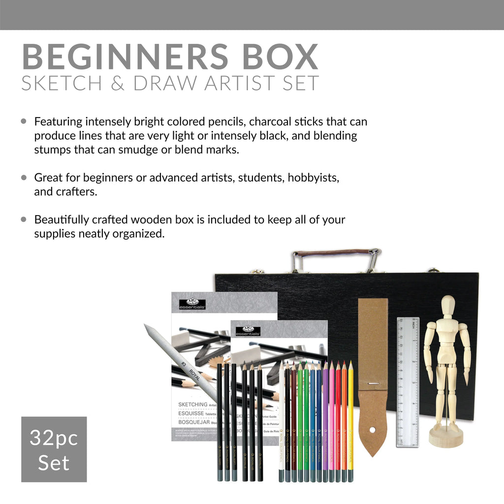 Royal & Langnickel Essentials Sketch & Draw Beginners Art Set - Perfect for your project