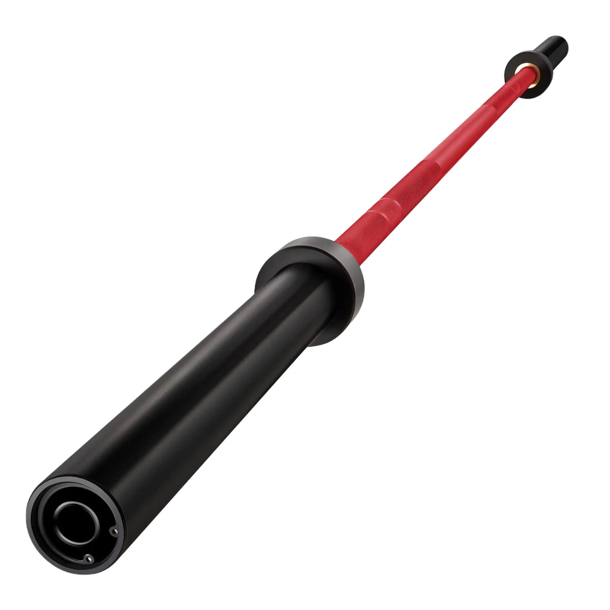 Top-quality Olympic Bar Solid Chrome Barbell Weights Lifting Power Lifting Red Hard Chrome Barbells
