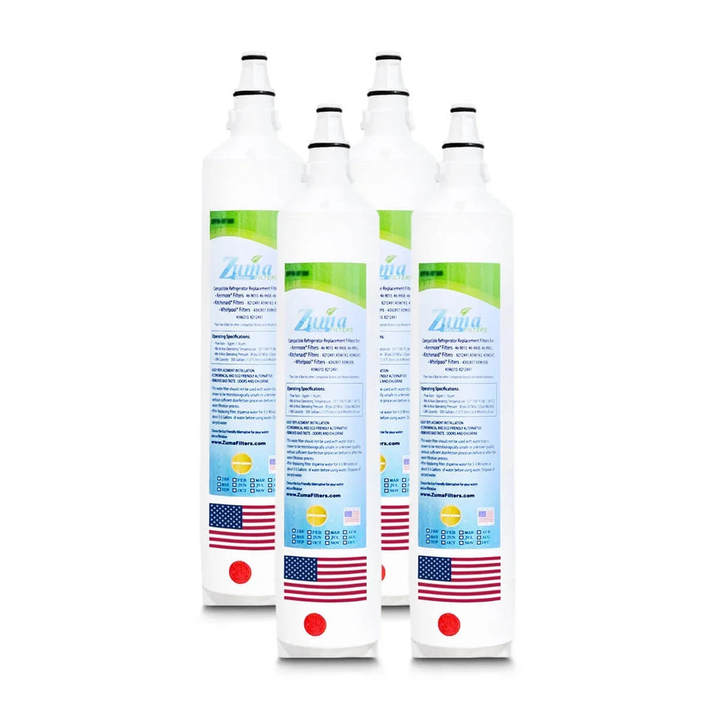 ZUMA Brand , Water Filters , Model # ZWFZ1-RF750 , Compatible with SubzeroÂ® IC18FILH - 4 Pack - Made in U.S.A.