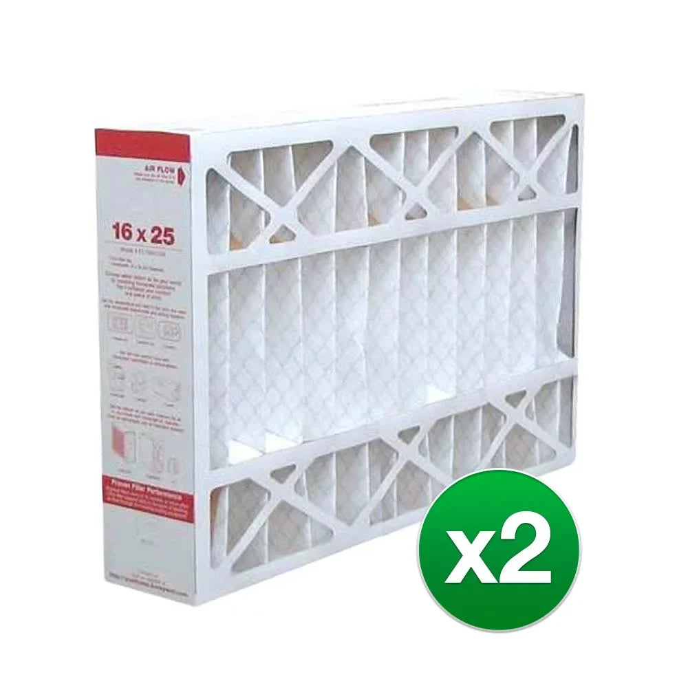 Replacement 16x25x4 Air Filter MERV 11 (2 Pack)