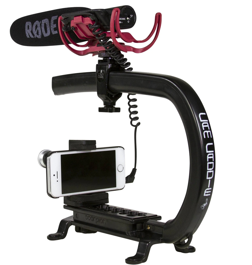 Top-quality Cam Caddie Scorpion Original Camera Stabilizer Handle with Bonus Accessory Shoe