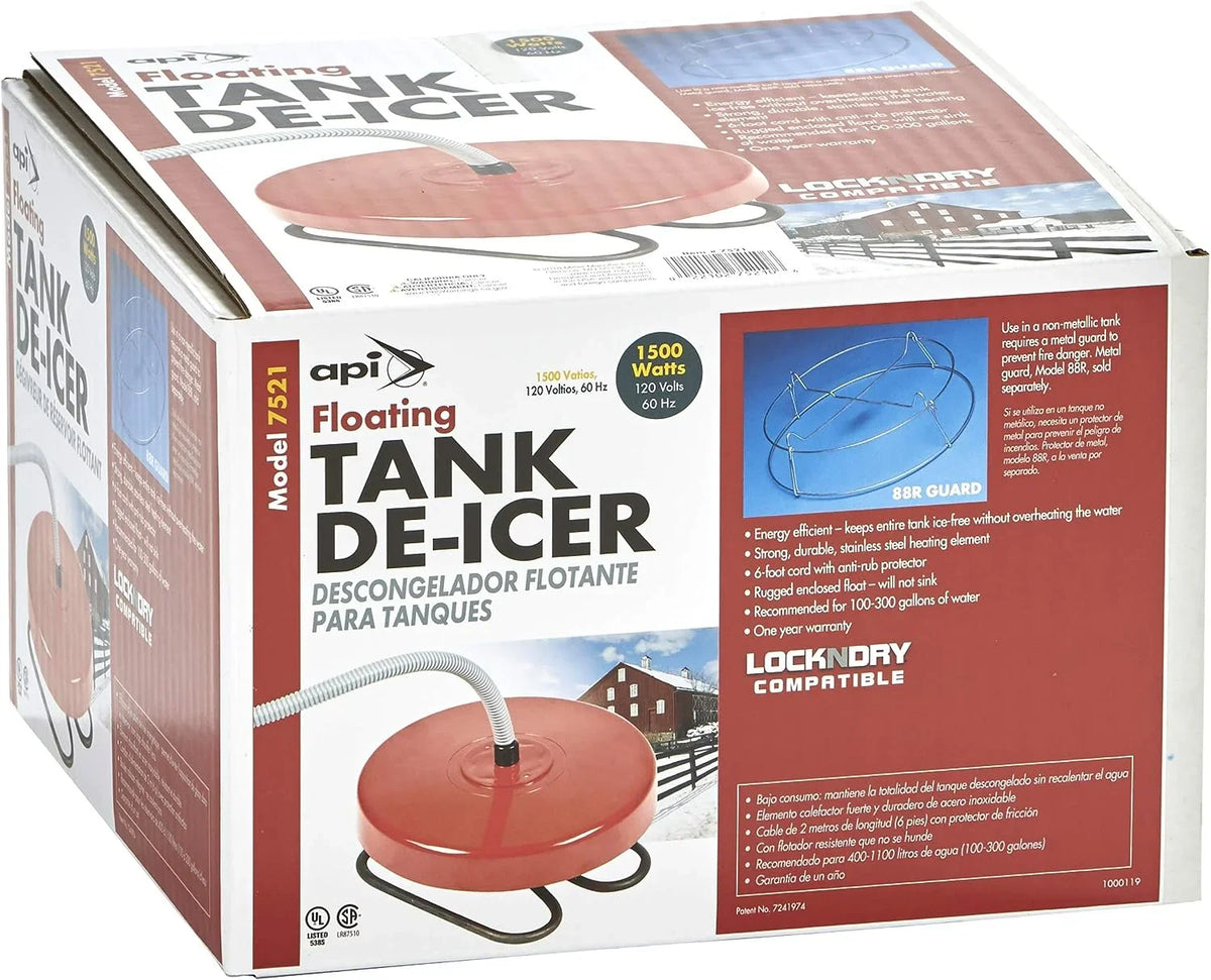 API Floating Water Tank Deicer Floating De-Icer, 1500 Watt - Perfect for your project