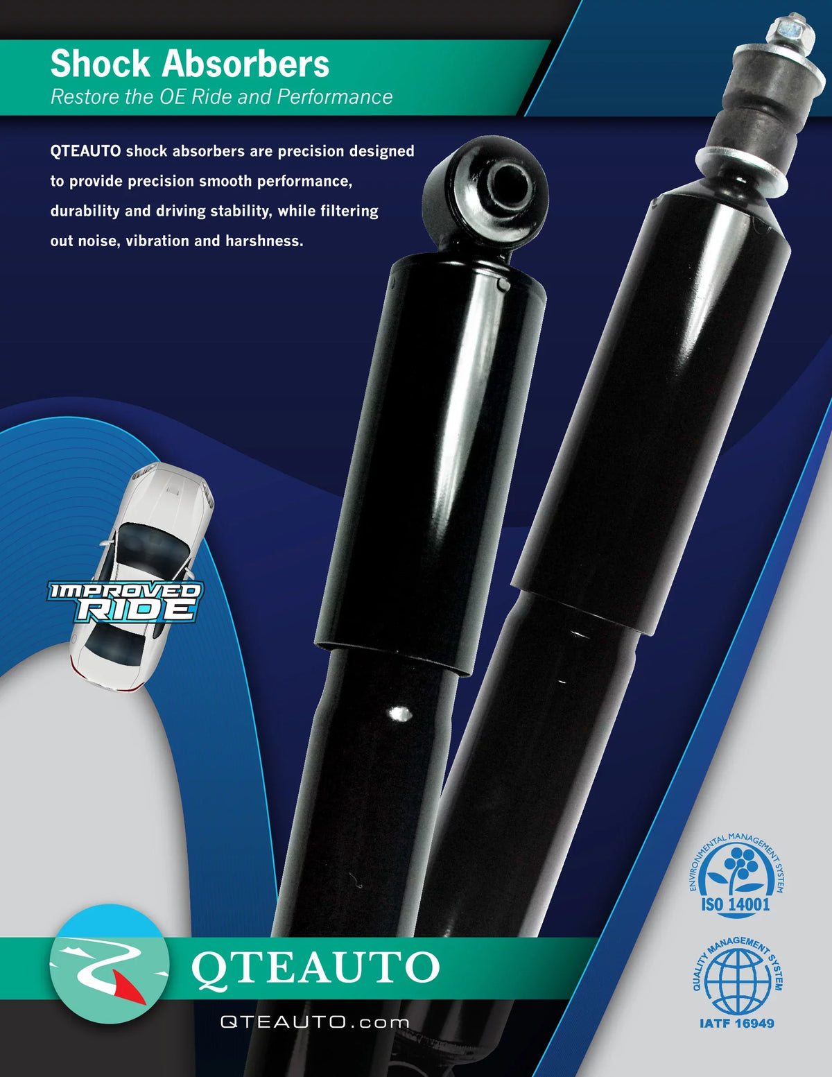 Set 4 Front Suspension Strut - Rear Shock Absorber For 2001 - 2009 Volvo S60 - Perfect for your project