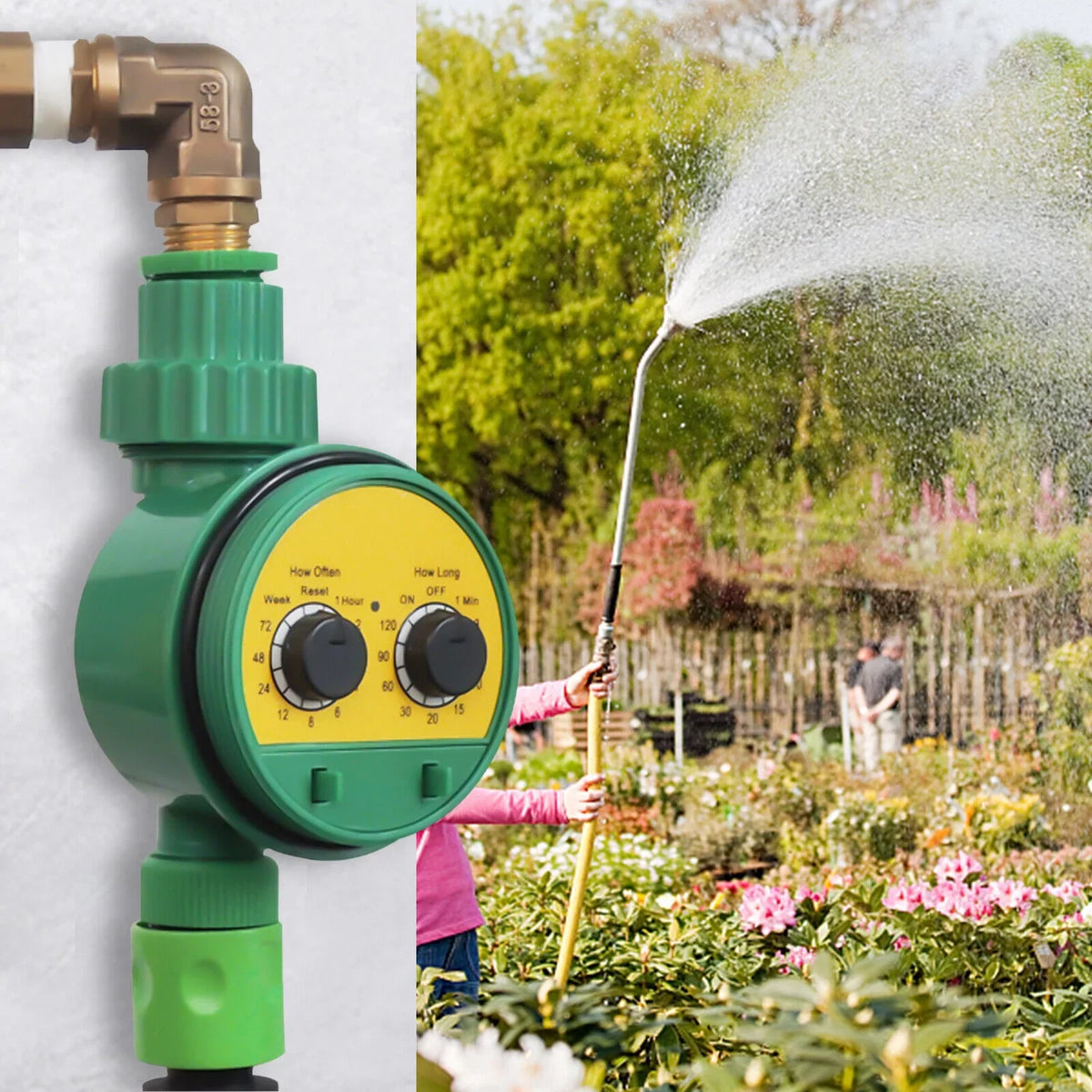 DENEST Automatic LCD Digital Timer Drip Irrigation System Electronic Controller Garden - Perfect for your project