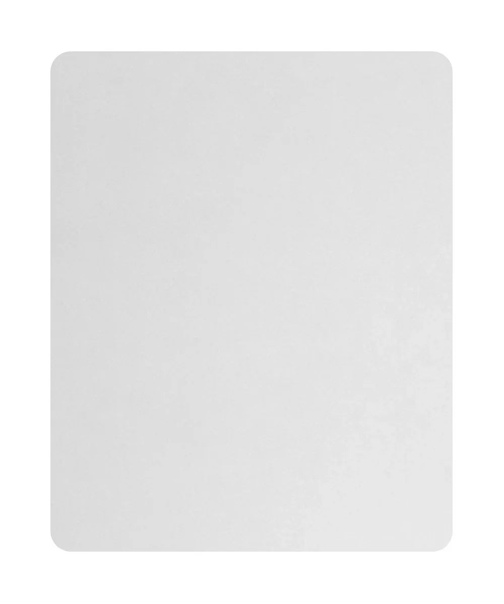 Moderne Flush Mount Conversion Kit 14"w White Hardback Drum Lampshade