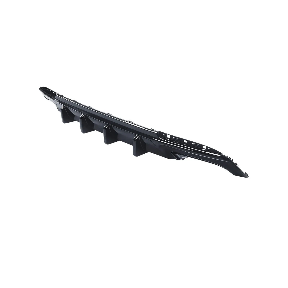 Top-quality NINTE Rear Diffuser for 2015-2022 Chrysler 300 SRT Back Lip Gloss Black Square Exhaust