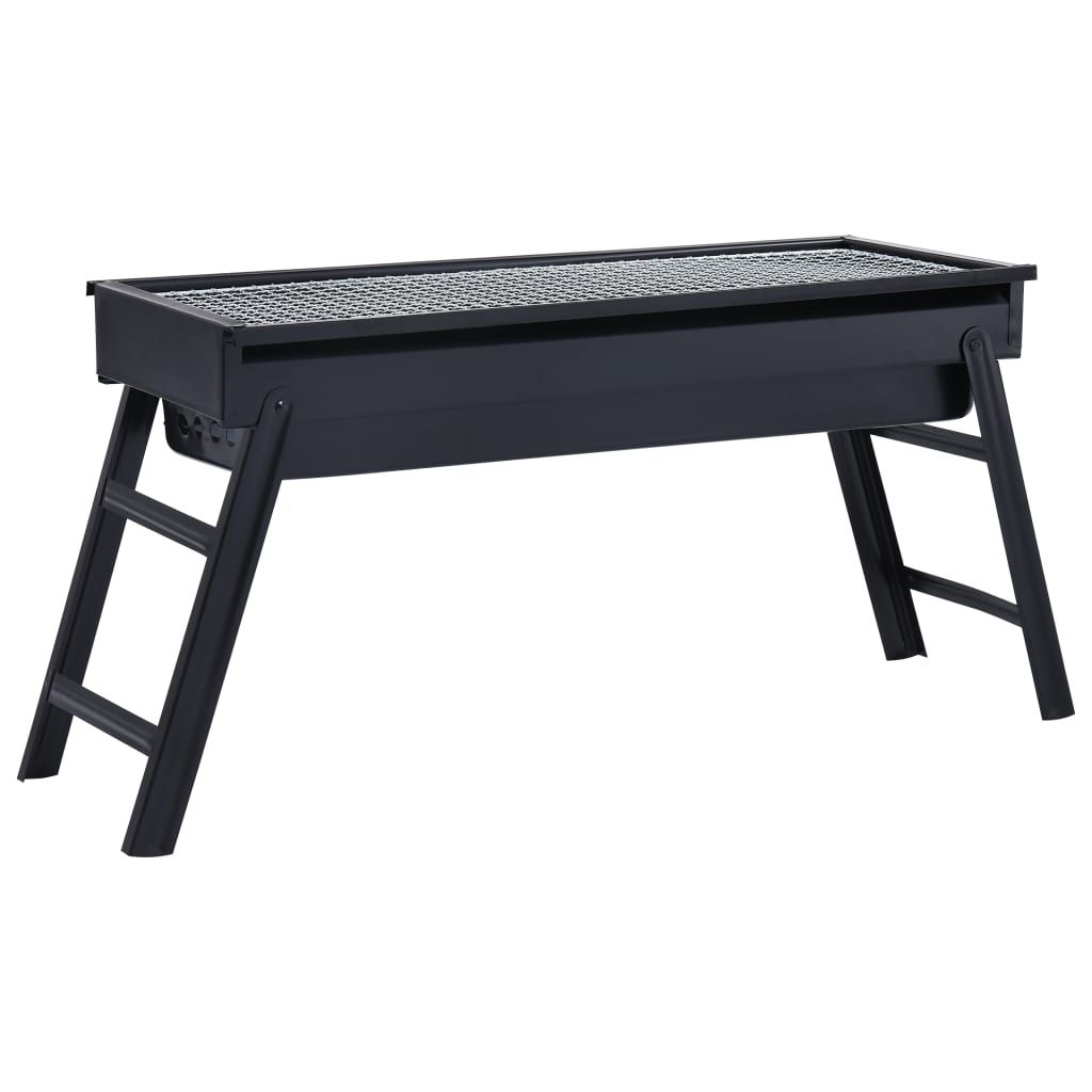 Przenośny stalowy grill kempingowy 60x22,5x33 cm vidaxl(Por omisión)