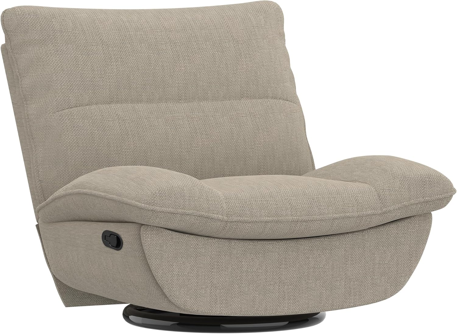 Fotel relaksacyjny FLEXISPOT XC6, sofa obrotowa z funkcją bujania, fotel telewizyjny z regulowanym oparciem, fotel rozkładany do sypialni, salonu i kina domowego (beżowy)(XC6 Manual/Beige)