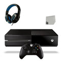 Xbox One Original 500GB Gaming Console Black With Headset BOLT AXTION Bundle Used