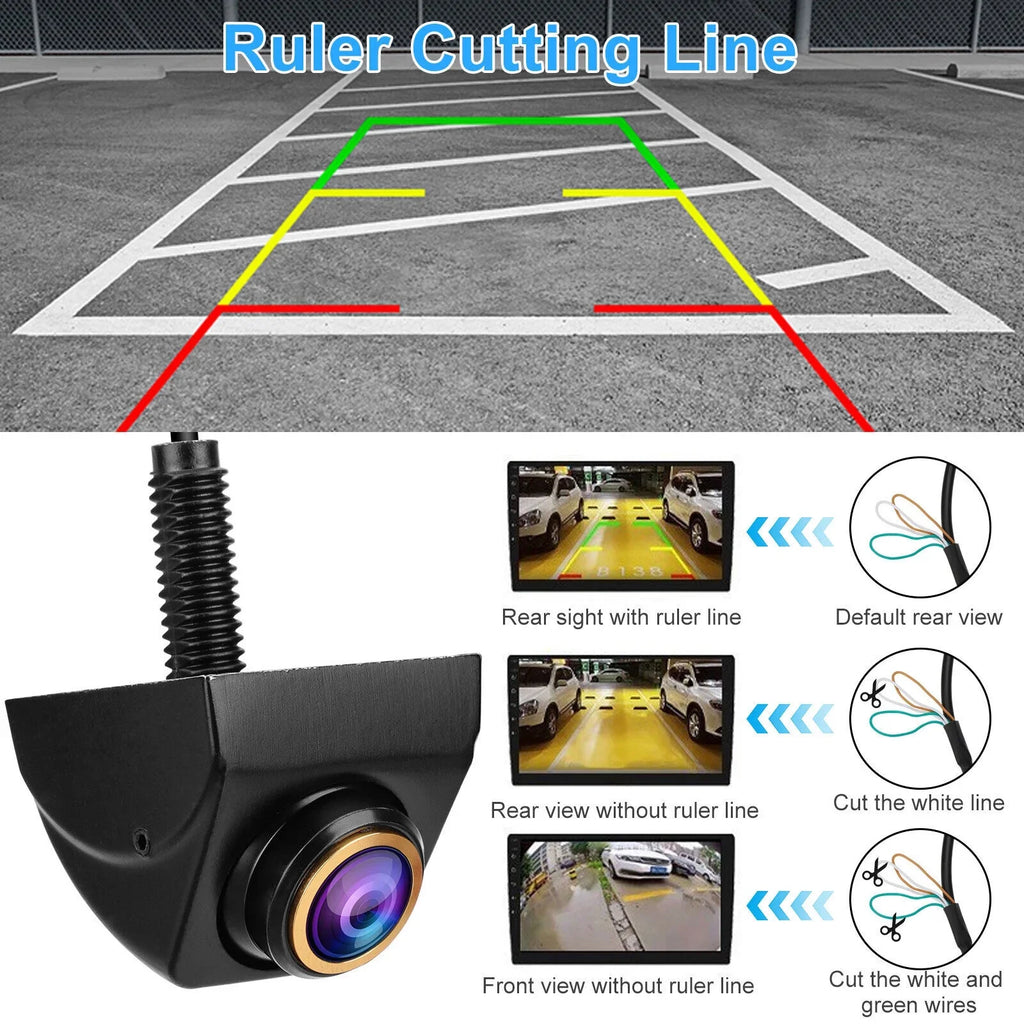 170Â° Car Rear View Backup Reverse Camera Parking Cam 360Â° Adjustable Waterproof