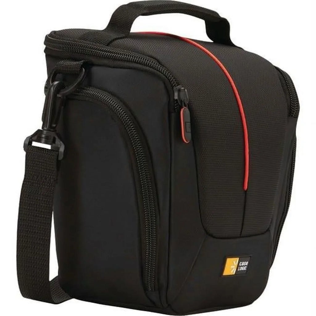 Case Logic Carrying Case (Holster) Camera, Accessories, Battery, Cable, Lens Cap, Memory Card, Cloth - Black - Perfect for your project