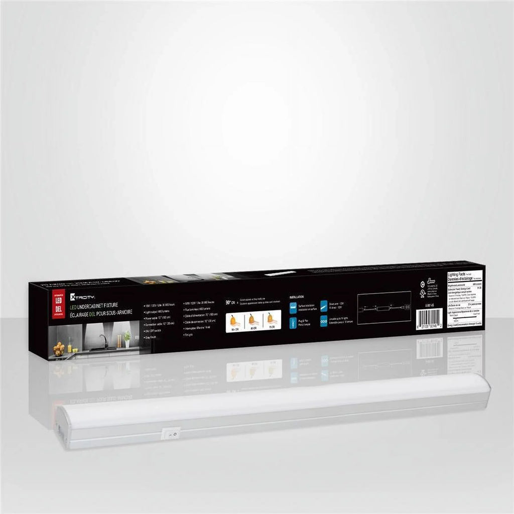 Xtricity - Dimmable LED Under Cabinet Light, 24 '' Length, 10W, 3000K Soft White - Perfect for your project