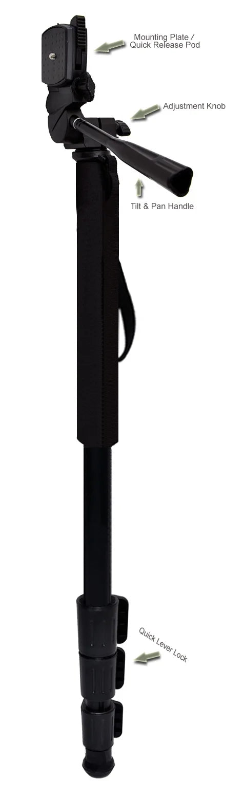 Professional Black 72" Monopod / Unipod (Quick Release) For Sony Cyber-shot DSC-RX100 II - Perfect for your project