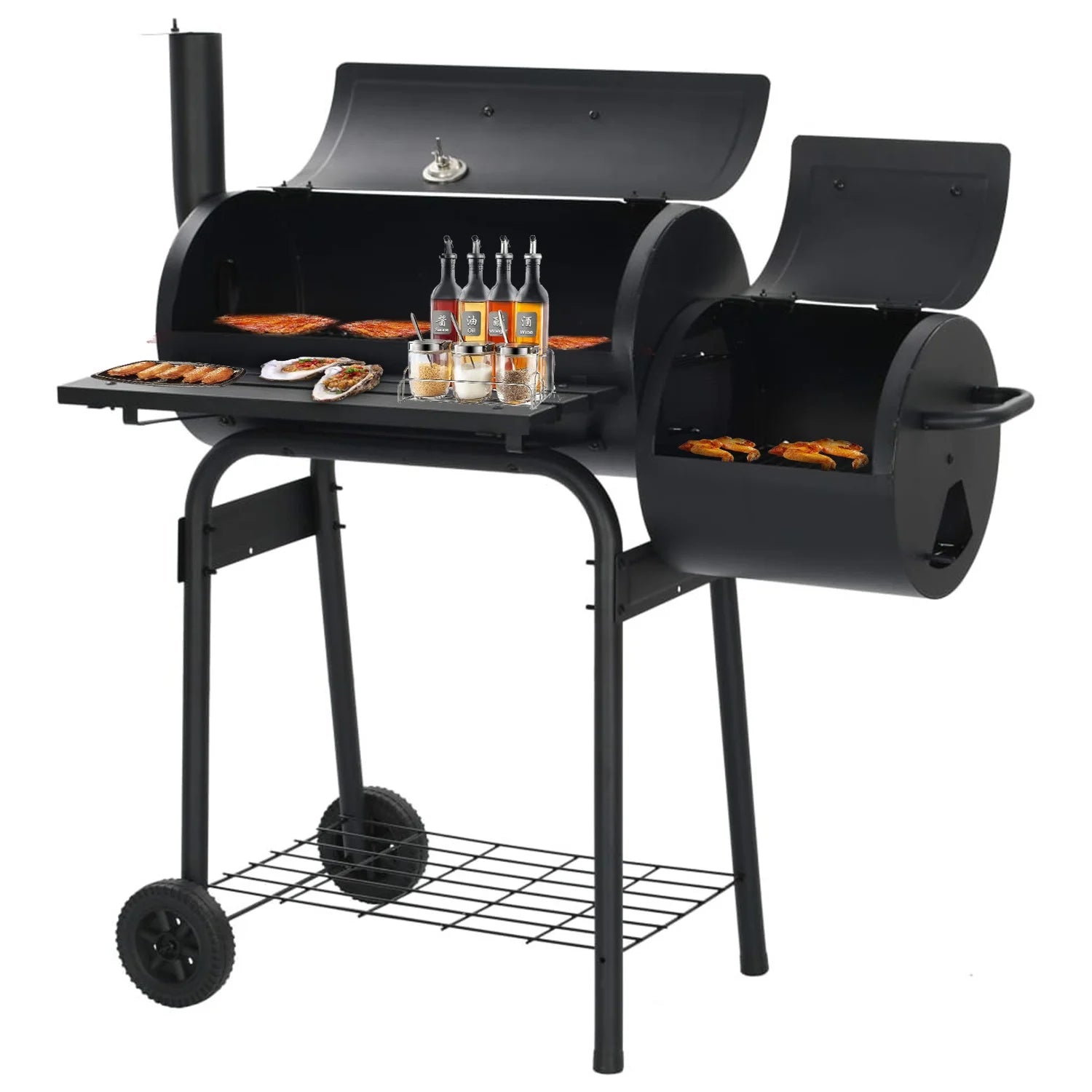 Grill węglowy Vebreda Outdoor 2026 – grill, wędzarnia i grill na patio i do ogrodu