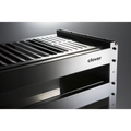 Grill węglowy Clover z kółkami ze stali nierdzewnej,(Por omisión)