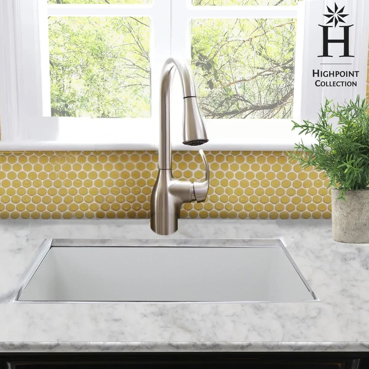 Top-quality Highpoint Collection Dualmount Fireclay Kitchen Sink
