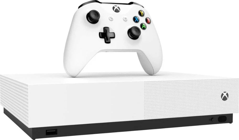 Top-quality Restored Xbox One S 1TB AllDigital Edition Console with Xbox One Wireless Controller (Refurbished)