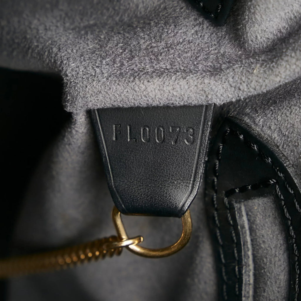 Top-quality Pre-Owned Louis Vuitton Epi Bucket PM Tote Bag Shoulder M58992 Noir Black Leather Ladies LOUIS VUITTON (Fair)