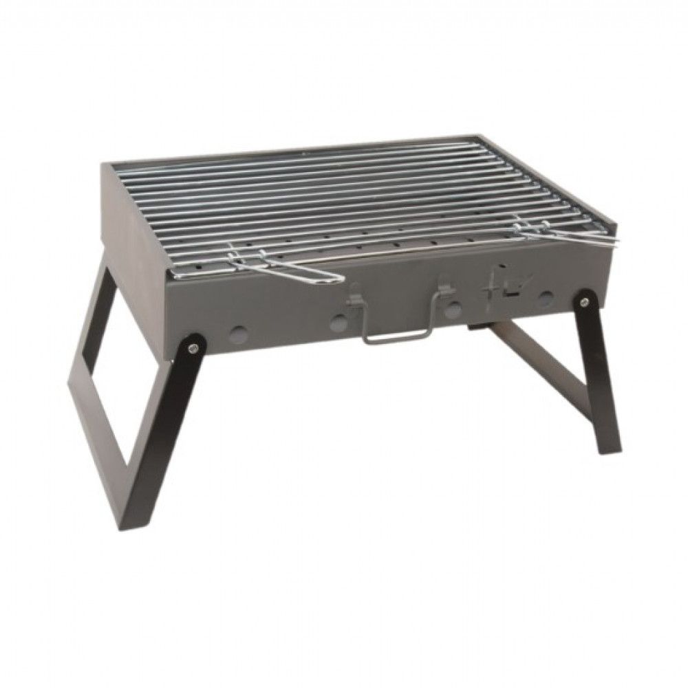 Flores Cortes - 33736 - Składany grill walizkowy na węgiel drzewny i drewno opałowe(Por omisión)
