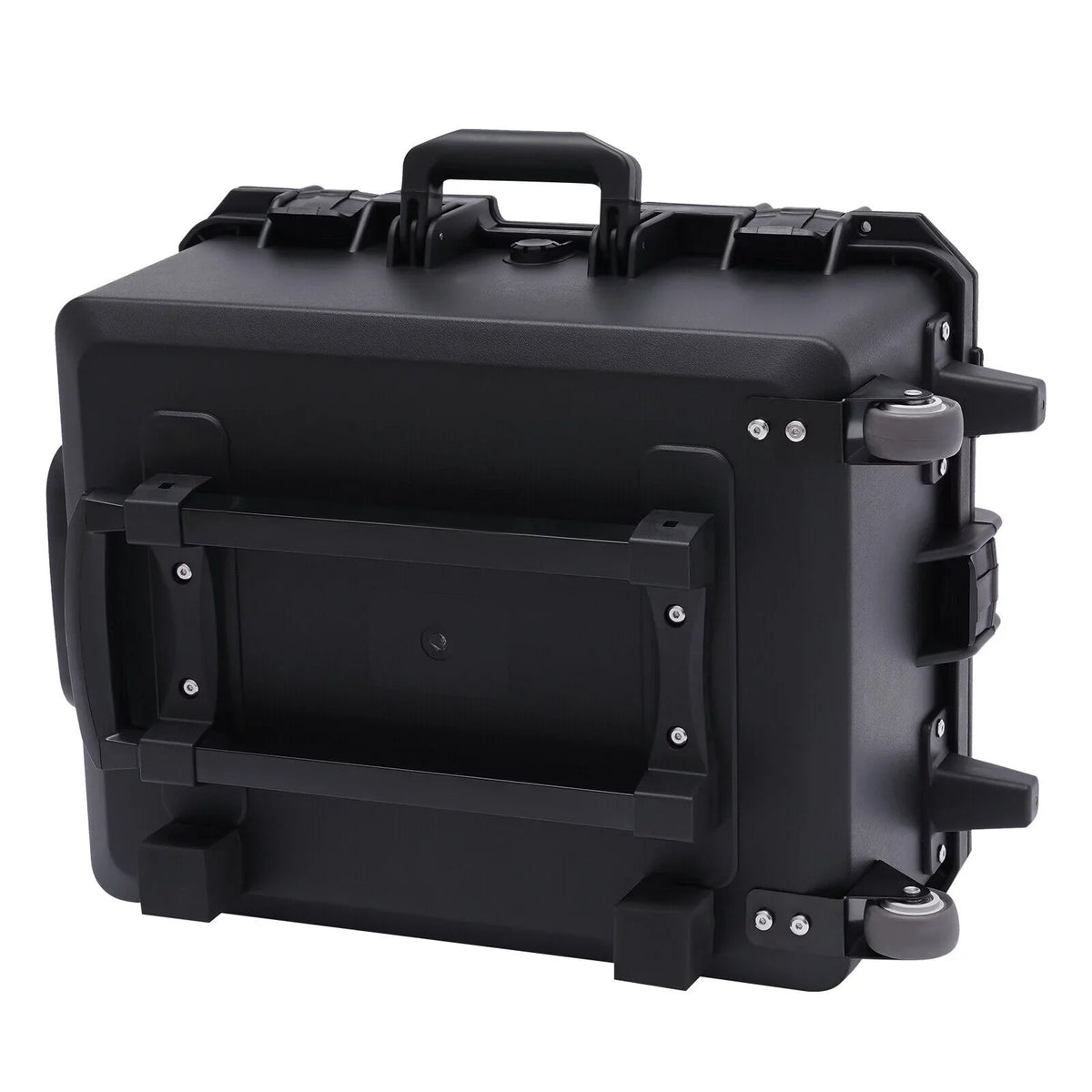 Miumaeov Large Portable Protective Water and Shock Resistant Hard Case Camera Tools Equipment Laptop Hard Case Box with Wheels and Handle with 5 Layers Foam Black 16.7" x 12" x 21.25" - Perfect for your project